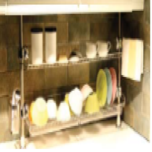 800 2 Stair one touch shelf